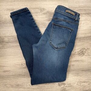 Almost Famous Mid Rise Skinny Jeans Womens Size 5 Blue‎ Denim Casual